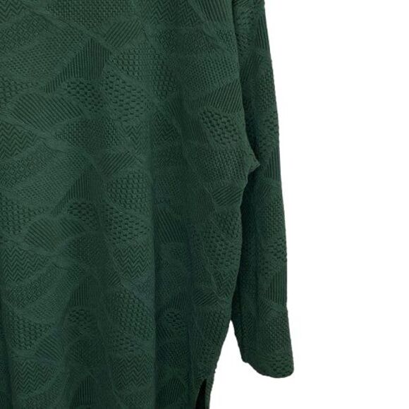 Vintage‎ Jacque & KoKo Womens Geometric Textured Knit Sweater Size 18/20 Green - Picture 7 of 15